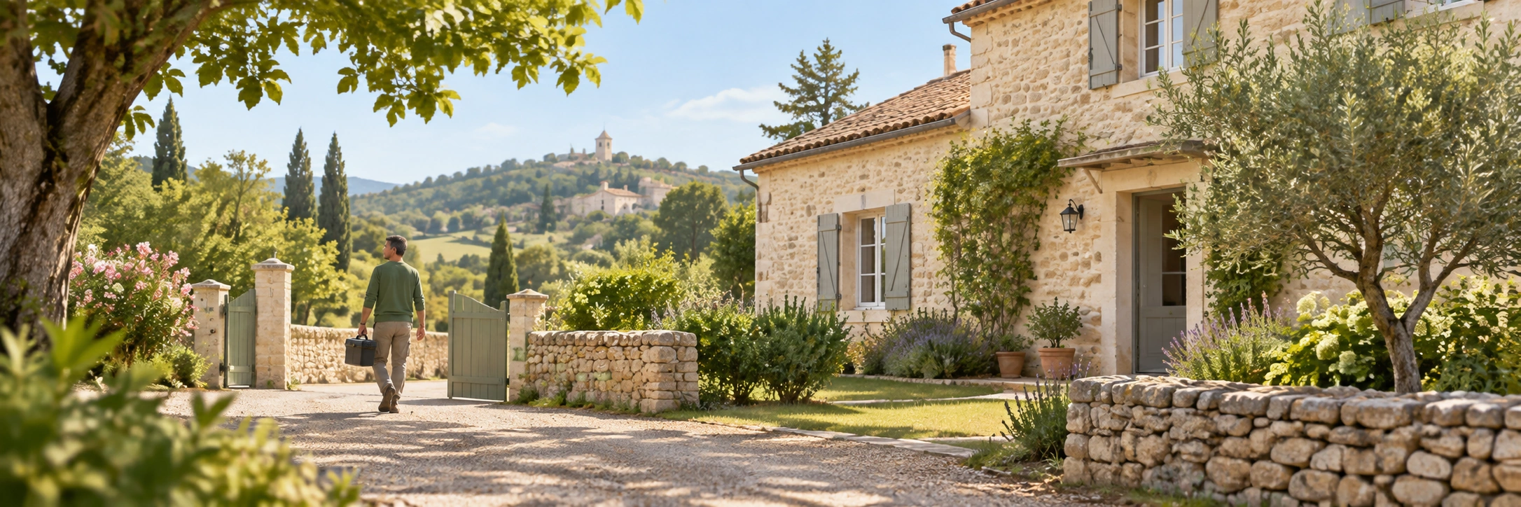 Une maison calme après une visite de contrôle pendant l’absence de ses occupants.